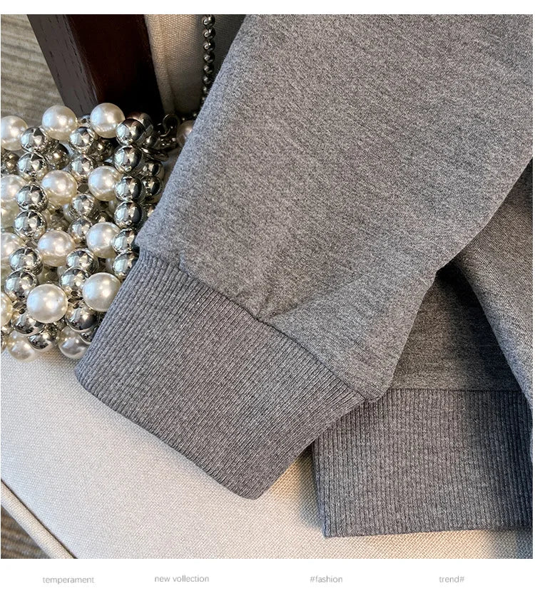 175 kg Plus Size Damen Büste 170 Herbst Cartoon Langarm Sweatshirt Schwarz Grau 5XL 6XL 7XL 8XL 9XL.