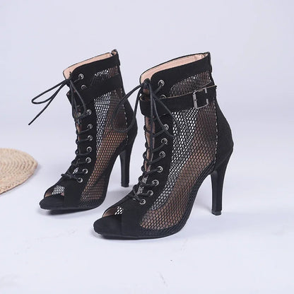 Sexy Black Thin Women's Sexy for Stilettos High Heels High-Heeled Women's Women Boots Latin Dance Heels Slippers 2023.