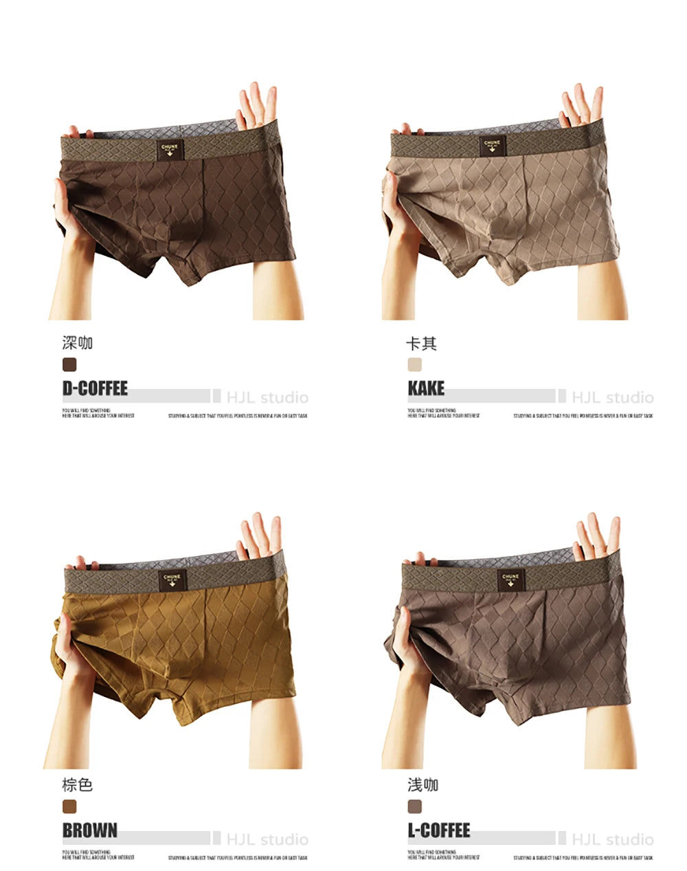 3 Teile/paket 100% Baumwolle Solide Raute Unterwäsche Atmungsaktive Antibakterielle Mesh Schritt Boxer Mann Hohe Elastische Wiast Männer der Höschen