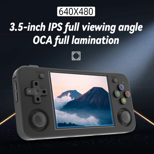 ANBERNIC RG35XX H Hand-held Consoles For Playing Video Games 3.5-inch IPS 640*480 Screen Retro Game Player 3300 mAh Battery.