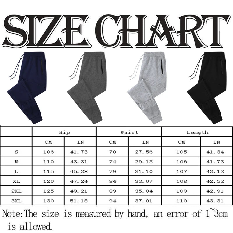 Men's Sweatpants with Zipper Pockets Tapered Joggers for Men Athletic Pants for Workout, Jogging, Running.