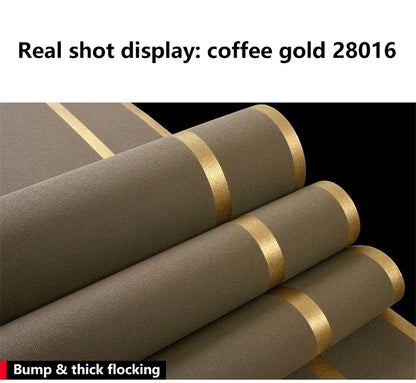 3d Tapete moderne einfache gestreifte Muster Wohnzimmer TV Hintergrund Wohnkultur Vliesstoff nicht selbst klebende Wanda uf kleber