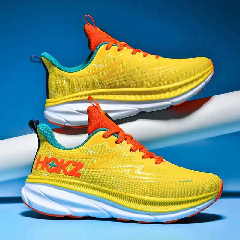 Men's Running Shoes Cushioning Outdoor Non-Slip Jogging Breathable Trainer Race Sneakers Luxury shoes Mesh Couple Off-road Shoes