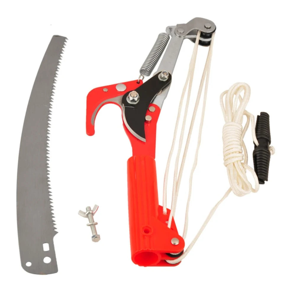 Ausziehbare Baums chere sah 2 in 1 im Freien hohe Ast schere Schnitts chere Gartengeräte Baums ch neider beschneiden