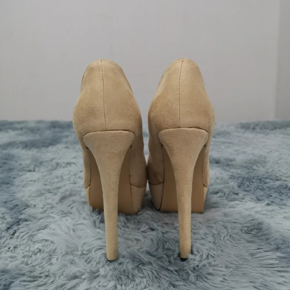 Men's Platform High Heels 14cm Cross-dresser Unisex Drag Queen Sandals Sexy Peep Toe Ankle Strap Stilettos Pumps Party Shoes.