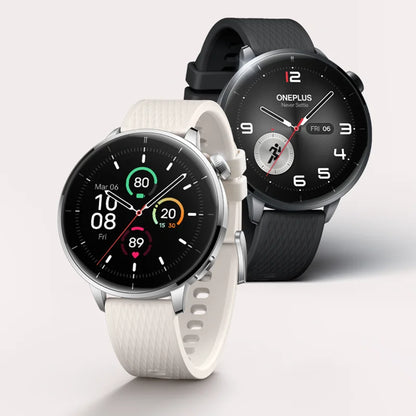 OnePlus Watch 3 43mm Smartwatch 1.32 inches AMOLED  Display Snapdragon W5 Gen 1,7 days Battery Bluetooth 5.2 NFC Google Wallet,SpO2,Sleep Blood Oxygen,Heart rate tracking,100+ original watch faces and Google play.