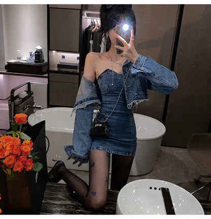 Sexy Blue Butterfly Net Stockings Women's Long Tube Socks Invisible Sweat Absorbent Polka Dot Design Pure Desire Stockings.