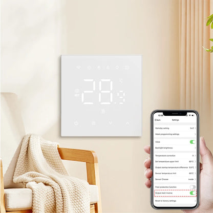 AVATTO Tuya WiFi Matter Smart Thermostat WaterGas Electric Floor Heating Temperature Controller For Alexa Google Apple HomeKit.