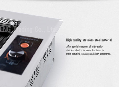 U-shaped electric oven Korean household non stick electric oven smokeless barbecue plate iron plate barbecue pot.