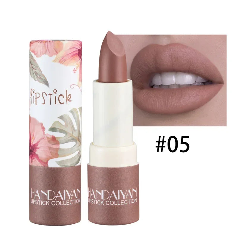 8Colors Brand Makeup Matte Lipstick Waterproof Long Lasting Lip Stick Sexy Red Pink Velvet Nude Lipsticks Women Cosmetics Makeup
