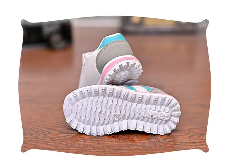 New Four Seasons Children's Sneakers Kids Shoes soft sole non-slip Casual Student Running Shoes Fashion Breathable baby shoe.