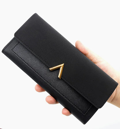 Long Purses For Women Wallet New Fashion Long Coin Purse Card Holder Small Ladies Wallet Female Hasp Mini Clutch billetera bolas.