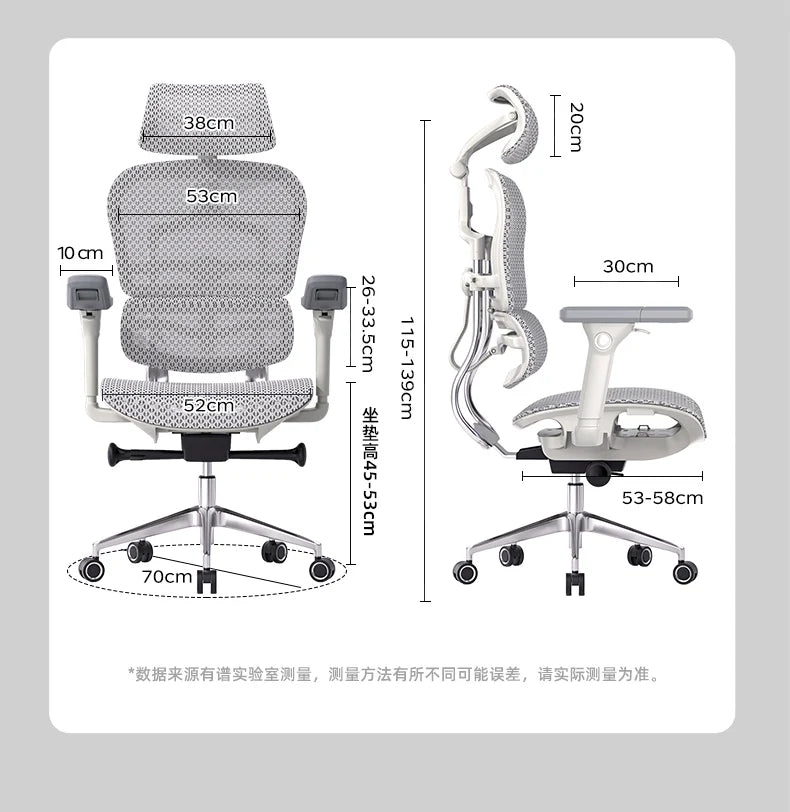 Bequemer ergonomischer Stuhl, drehbare Fußstütze, Räder, luxuriöser Ästhetikstuhl, Executive-Design, moderne Silla-Gamer-Möbel für Erwachsene