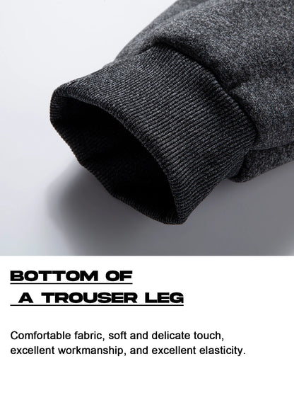 Autumn Winter Thicken Fleece Sweatpants Men Women Loose Casual Trousers Drawstring Warm Outdoor Sports Pants Jogging Pants.