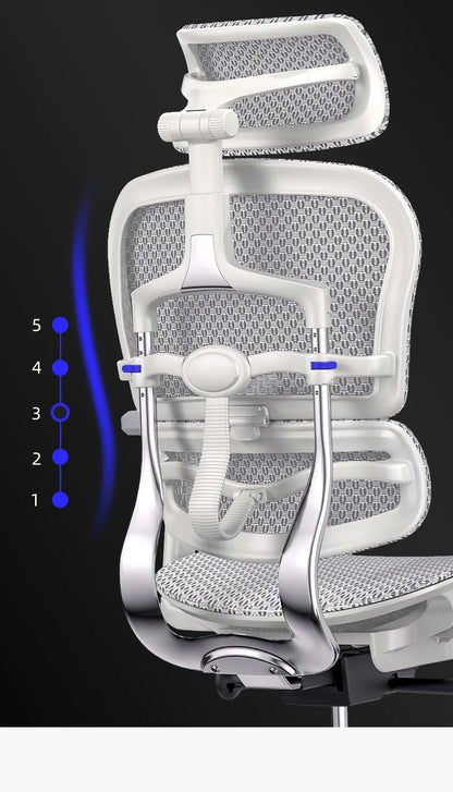 Bequemer ergonomischer Stuhl, drehbare Fußstütze, Räder, luxuriöser Ästhetikstuhl, Executive-Design, moderne Silla-Gamer-Möbel für Erwachsene