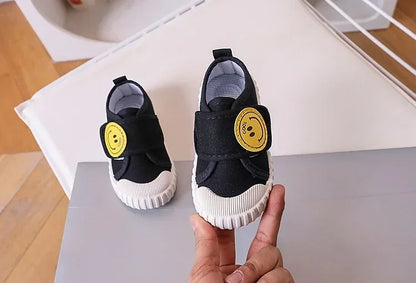 Fashion Children Shoe Versatile Canva Shoe 2025spring Autumn New Boy Shoe Flat Casual Shoes Simple Girl Shoes Comfort Baby Shoes.