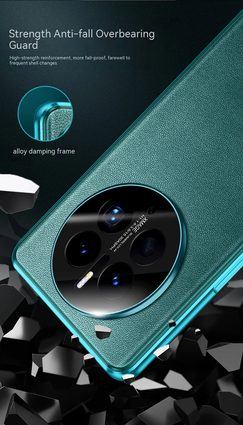 Luxury Leather Glass 360° Cover for Honor Magic 6 7 Pro HD Shockproof Bumper Phone Case Funda for Honor Magic 6 5 4 Lite 5G.