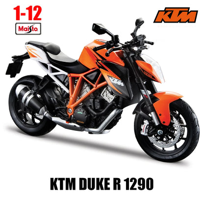 Maisto 1:12 KTM series KTM RC 390 690 DUKE 1290 simulation alloy motocross authorized motorcycle model toy car Collecting gifts