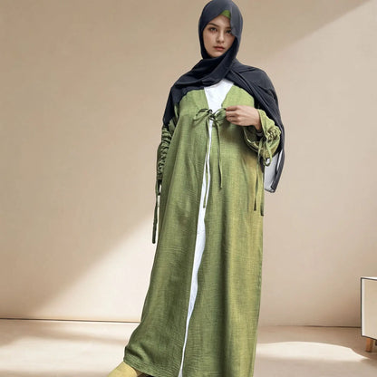 Eid Ramadan Muslim Dress Women Dubai Open Abaya Turkey Kaftan Kimono Cardigan Kebaya Islam Clothing Robe Caftan Marocain Femme.