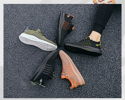 2023 New Spring Autumn Men's Shoes Sports All-match Middle-aged And Elderly Casual Shoes Breathable Fashion Men's Cloth Shoes.