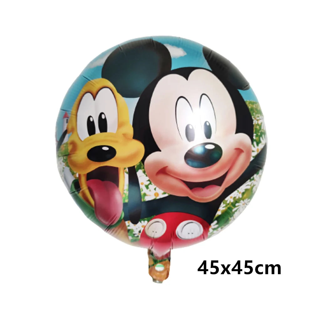 Mickey Minnie Folienballon Mickey Mouse Luftballons Minnie Geburtstag Party Dekor Kinderspielzeug Babyparty Ball Kinder Cartoon Geschenk
