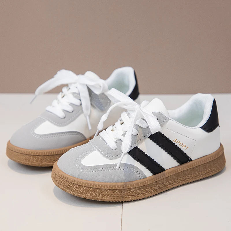 Children Tennis Shoes 2025 New Simple Kids Sneakers for Girls Patchwork Non-slip Boys Causal School Running Sneakers Non-slip.