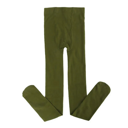 2024 Winter Woman Pantyhose 120D Translucent Wool Sock Pants Stocking Fleece Lined Tights Thermal Pants Legging Fake Pantyhose