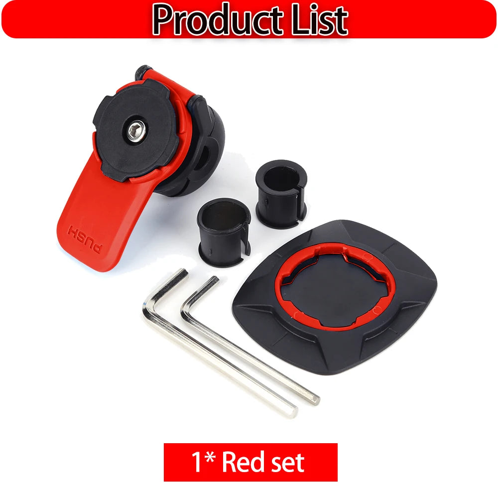 Universal Motorcycle Bike Phone Holder Stand Bicycle Phone Bike Holder 360° Rotatable Support Security Bracket Quick Release