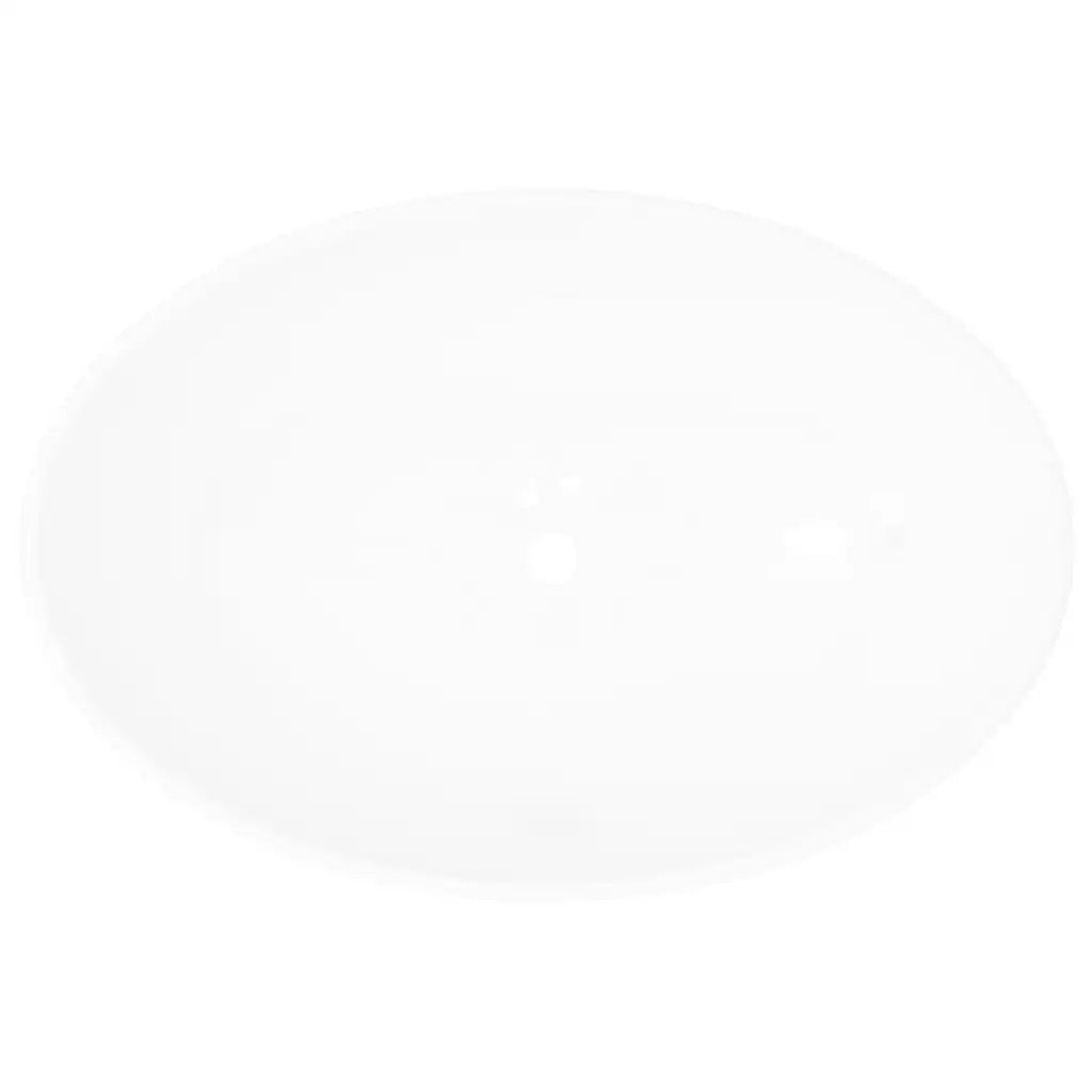 Luxuriöses Keramikwaschbecken, weiß, oval, 40 x 33 cm, Waschbecken, Badezimmer und Küchen, Dekoartikel, Badezimmerzubehör