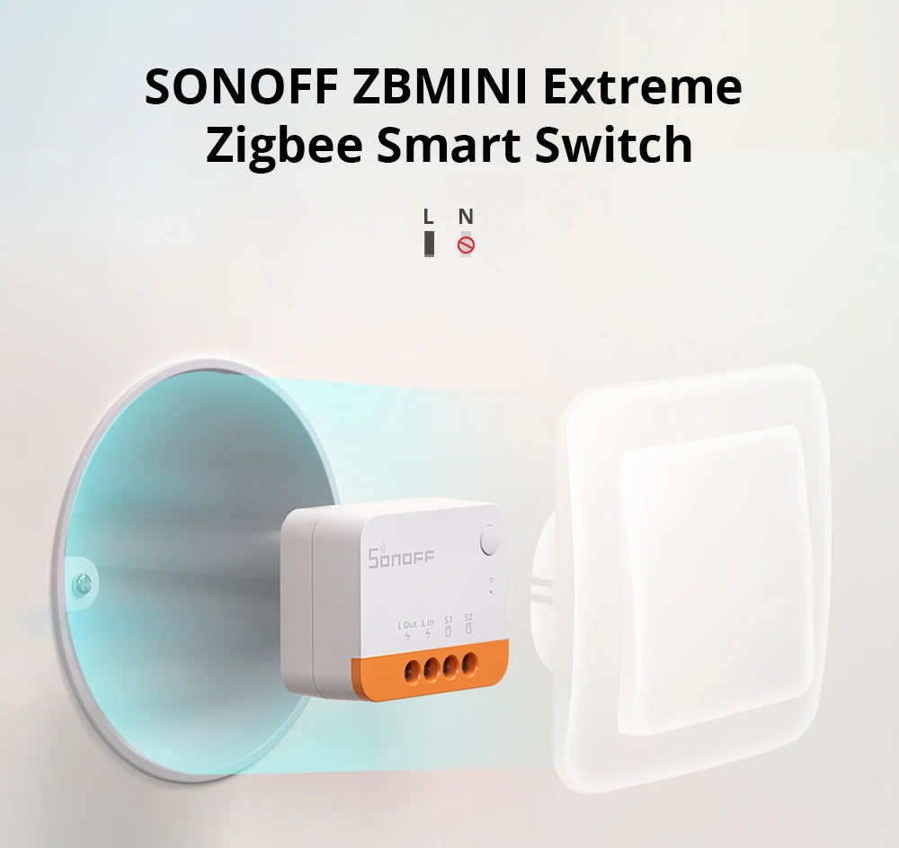 SONOFF ZBminiL2 ZigBee Smart Switch mit eWeLink APP Sprachsteuerung von Yandex Alice Alexa Google Home Assistant Salute Smart Home.