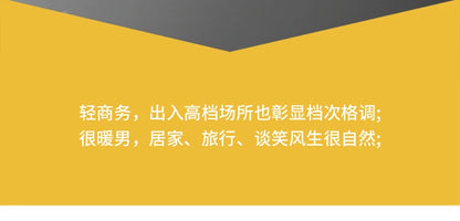 4PINK Thickened 100% Pure Cashmere Pants Men High Waist Knitted Wide Leg Pants Solid Color Lace Up Straight Pants Elastic Waist.