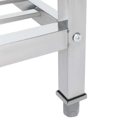 Einzelwaschbecken aus Edelstahl, kommerzielle Restaurant-Küchenspüle, freistehende Küchenspüle mit 360° °   Wasserhahn und 2 Einlassrohren