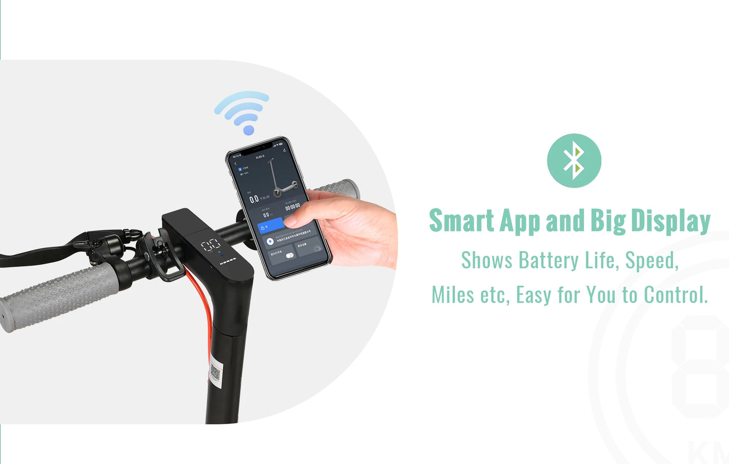 350W Folding Electric Scooter Aluminum Alloy  8.5" Tire 36V 10.4AH Lithium Battery With App Kick Scooter For Adults Escooter.