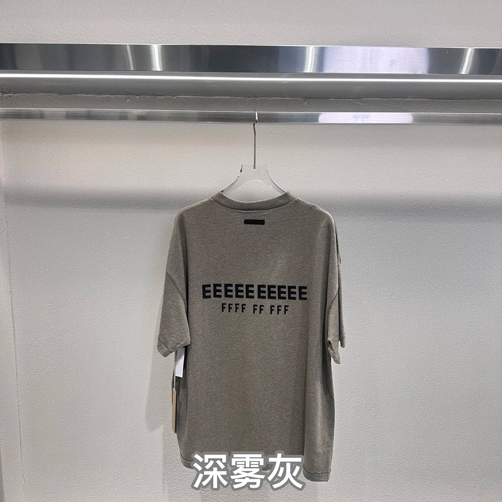 Men's Summer T shirt American Trendy Brand Tees Hiphop Streetwear Oversized Short Sleeve Cotton Tshirt Tops Tees.