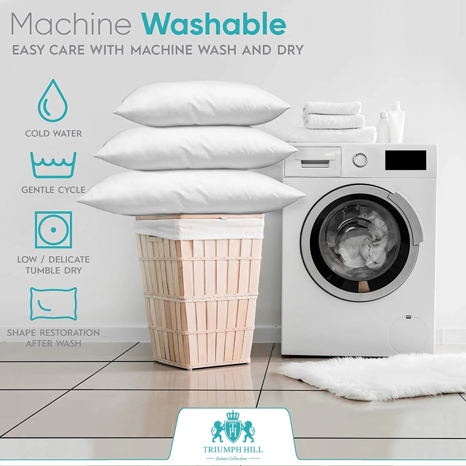 Down Pillow 100% Goose Down Feather Household Down Pillow Three layer down+feather+down pillow  size height can be customized.