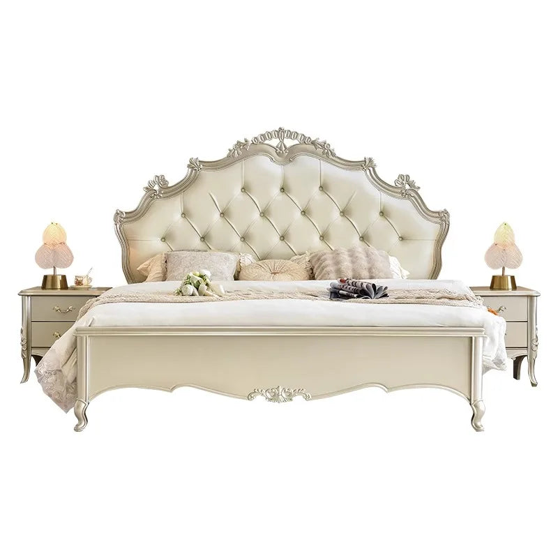 Kopfteilrahmen Doppelbett 150 x 200 King Size Hochzeitsregale Doppelbett Twin Holz moderne Cama De Casal Schlafzimmermöbel