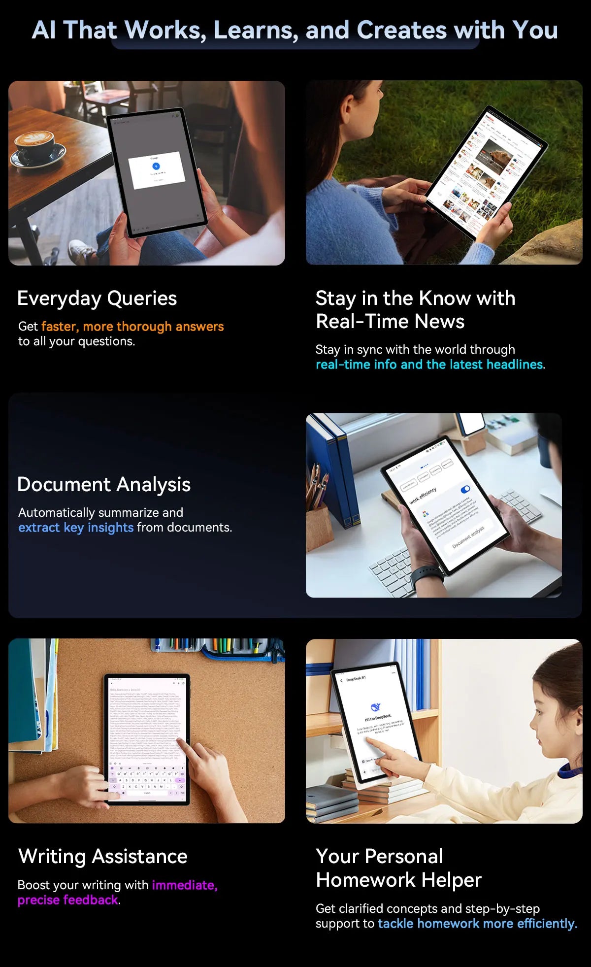 Blackview Mega 8 [No EU Charger] Tablet 11000mAh 13" FHD Display 36GB+512GB 50MP+13MP+0.08MP Android 15 90Hz 2K Dual SIM 4G 1080P.