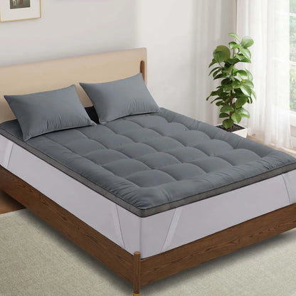 WQSPRING 900GSM Air Layer Mattress 5cm Thick Mattress Protection Pad Soft And Breathable Soothing Back Pain Mattress Pad.