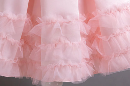 Hetiso Mädchen Pailletten Prinzessin Kleid flauschige Tutu Ärmel Geburtstags feier Leistung Hochzeit Ballkleid Kinder Kleider 3 6 8 10 Jahre.