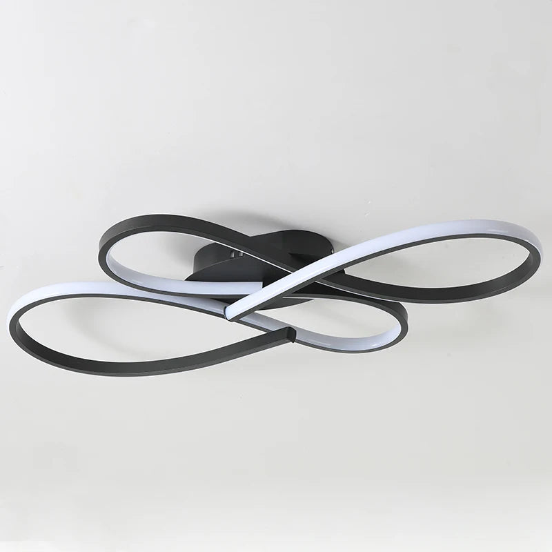 Neue Decke Moderne Kronleuchter Lichter für Wohnzimmer Schlafzimmer Arbeitszimmer Schwarz LED Deckenleuchte für Zimmer Kronleuchter Leuchten.