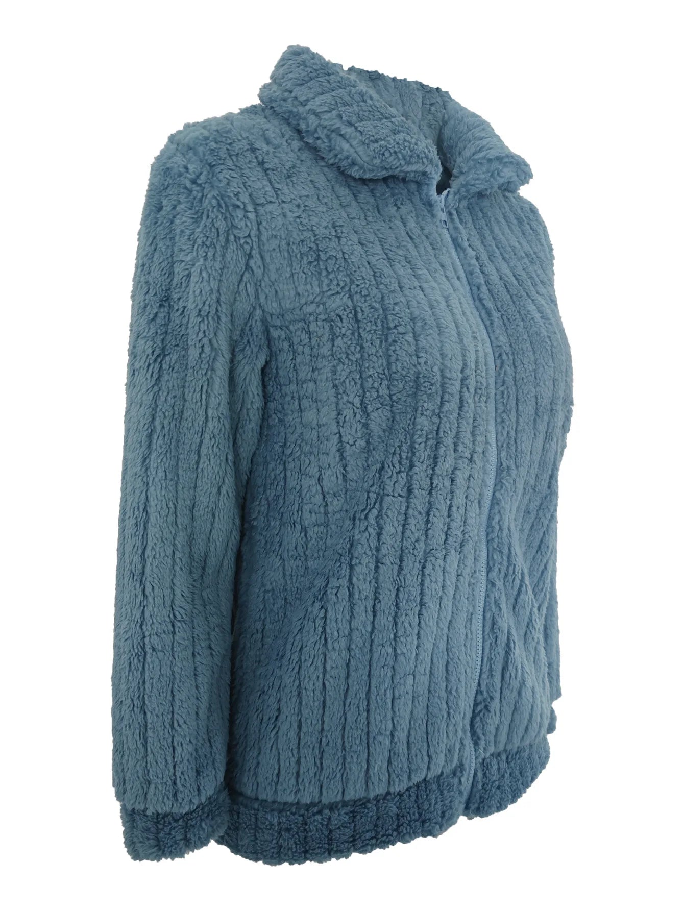 2025, Herbst und Winter, neue Mode, Damenpullover, Mäntel, Übergröße, Fleece-Strickjacke, kurzer Kragen, Tops, Damenbekleidung