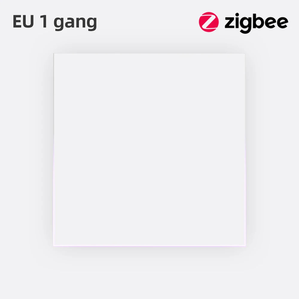 AVATTO Tuya Zigbee/WiFi Smart Lichtschalter mit Neutralleiter, Tasten-Rebound-Schalter mit Umgebungslicht-Unterstützung Alexa Google Home