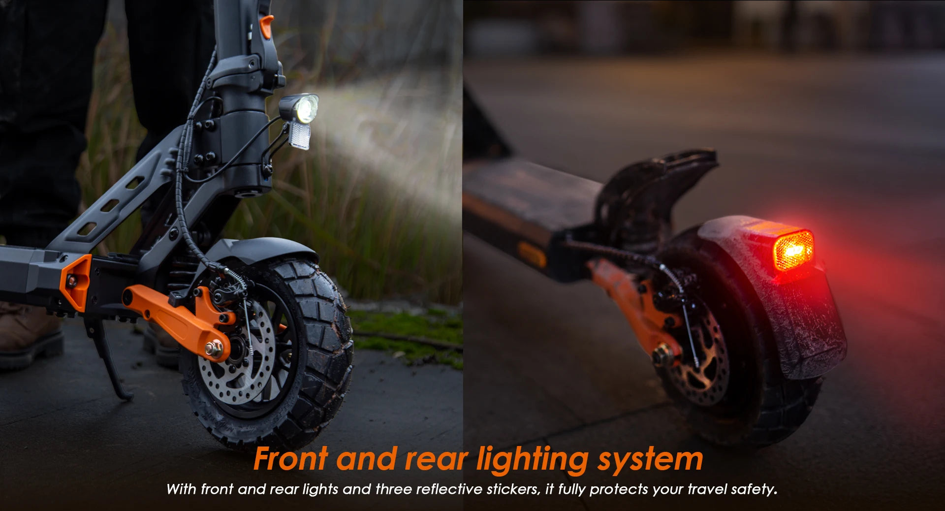 KuKirin G2 Pro VMP Electric Scooter 500W 48V 15.6Ah 9 Inch Off-road Tire Foldable Electric Scooter 25KM/H Speed 65KM Range.