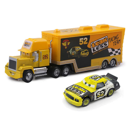 Disney Pixar Cars 2 3 Lightning McQueen Mack Uncle Jackson Storm Car Truck 1:55 Diecast Vehicle Metal Toys Gift for Children