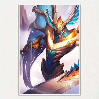 Aatrox League Of Legends Poster Wall Art Home Decor Room Decor Digital Painting Living Room Restaurant Kitchen Art.