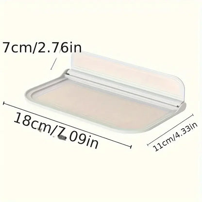 1 Stück faltbares Wandregal, für Badezimmer, Toilette, Küche, Nachttisch, kein Bohren, Telefonaufbewahrung, WLAN-Router-Aufbewahrung