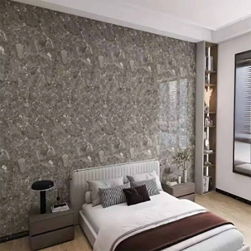 1 roll 40cm thick foam marble wallpaper waterproof and antifouling wall sticker self-adhesive wallpaper bedroom decoration