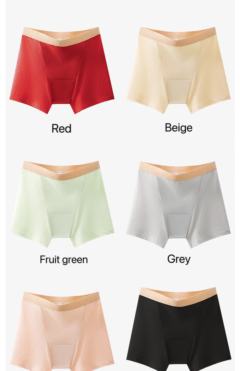 4pcs Women's Safety Pants Physiological Underwear High Waist Shorts Panties For Women Plus Size No Trace Leggings Safety Panty