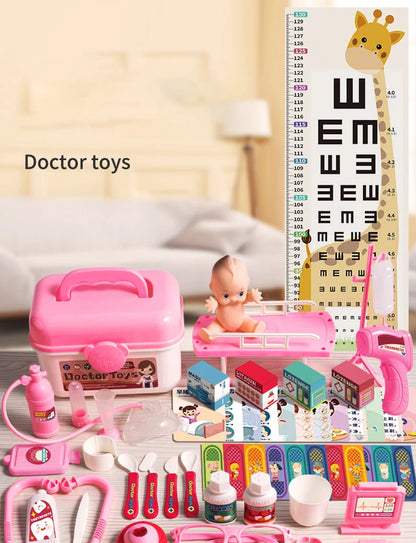 Children Doctor Play Set Simulation Nurse Toy Doctor Accessories for Kids Home Play Toys Doctor Set Toy Gift for Kids Boys Girls.