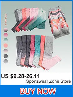 Seamless Yoga Set Gym Clothes Women's Sportswear Yoga Suits Women Fitness Set Tracksuits Sports Outfits Long Sleeve Gym Leggings.